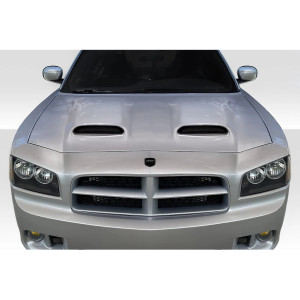 2006-2010 Dodge Charger Duraflex Redeye Look Hood - 1 Piece - image 1