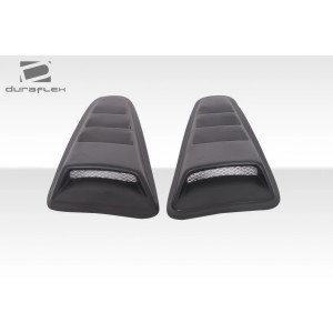 2010-2014 Ford Mustang Circuit Window Scoop Louvers - 2 Piece - image 1