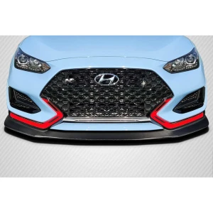 2019-2022 Hyundai Veloster Aerotune Carbon Fiber Front Lip - image 1