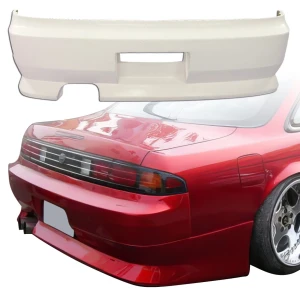 FRP MSPO Rear Bumper > Nissan 240SX (S14) 1995-1998 - image 1