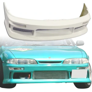 FRP MSPO Front Bumper > Nissan 240SX (S14) 1995-1996 - image 1