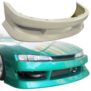 ModeloDrive FRP BSPO Blister Wide Body Front Bumper > Nissan 240SX (S14) 1997-1998 - image 1