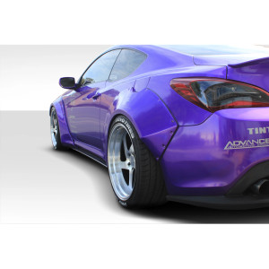 2010-2016 Hyundai Genesis Coupe 2DR Duraflex Circuit 75 MM Rear Fender Flares - 2-piece - image 1