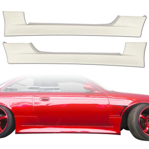 ModeloDrive FRP VERT Side Skirts > Nissan 240SX (S14) 1995-1998 - image 1