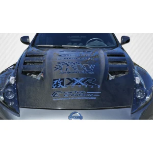 2009-2020 Nissan 370Z Circuit Carbon Fiber Hood - image 1