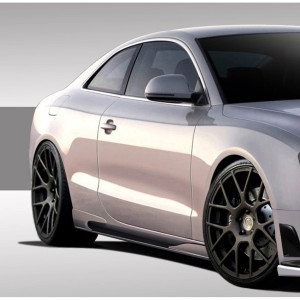 2008-2016 Audi A5 S5 B8 Eros Version 1 Side Skirt Rocker Panels - 2 Piece - image 1