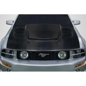 2005-2009 Ford Mustang Interceptor Carbon Fiber Hood - image 1