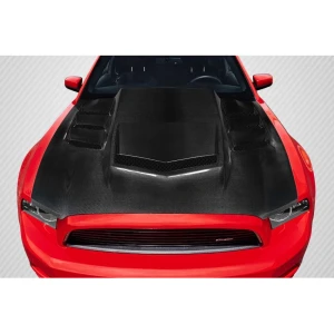 2013-2014 Ford Mustang Interceptor Carbon Fiber Hood - image 1
