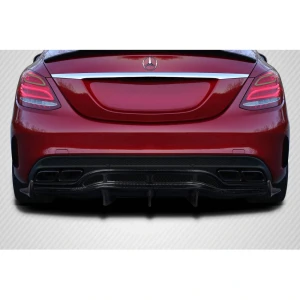 2015-2020 Mercedes C Class W205 Weaver Sport Rear Diffuser - 3 Pieces - image 1