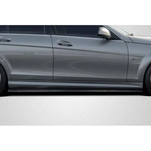 2008-2014 Mercedes C Class Radian Carbon Fiber Side Skirts - image 1