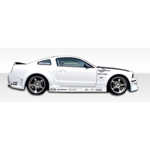 2005-2014 Ford Mustang Duraflex Circuit Wide Body Side Skirts Rocker Panels - 2 Piece - image 1