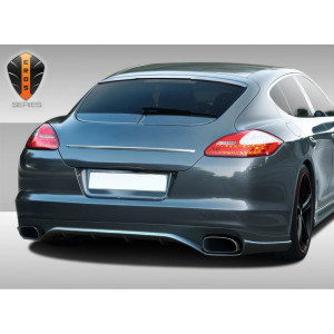 2010-2013 Porsche Panamera Eros Version 2 Rear Lip Under Spoiler Air Dam - 1 Piece - image 1