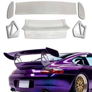 FRP GT3 RS V2 Narrow Body Decklid Engine Lid Wing (rear) > Porsche 911 (996) 1999-2004 - image 1