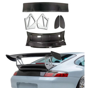 Carbon Fiber GT3 RS V2 Narrow Body Decklid Engine Lid Wing (rear) > Porsche 911 (996) 1999-2004 - image 1