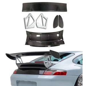Carbon Fiber GT3 RS V2 Narrow Body Decklid Engine Lid Wing (rear) > Porsche 911 (996) 1999-2004 - image 1