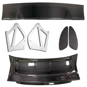 ModeloDrive Carbon Fiber GT3 RS V2 Narrow Body Engine Lid Trunk w Wing > Porsche 911 (996) 1999-2004 - image 1 ModeloDrive Carbon Fiber GT3 RS V2 Narrow Body Engine Lid Trunk w Wing > Porsche 911 (996) 1999-2004 - image 1