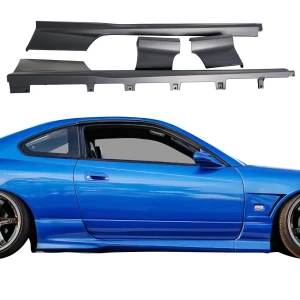 PP AERO Side Skirts 4pc > Nissan Silvia S15 1999-2002 - image 1