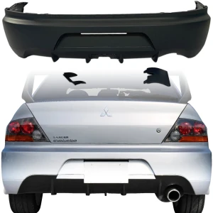 PP EVO9 Rear Bumper > Mitsubishi Evolution EVO8 EVO9 2003-2006 - image 1