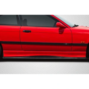 1992-1998 BMW M3 E36 Motive Side Skirt Rocker Panel Splitters - 2 Pieces - image 1