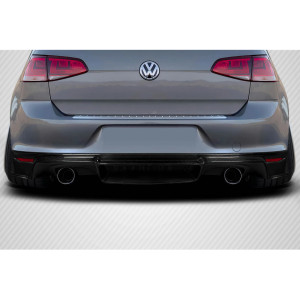 2015-2021 Volkswagen Golf / GTI Carbon Creations Verella Rear Diffuser - 1 Piece - image 1