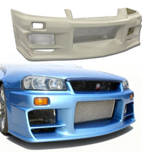 ModeloDrive FRP DLUC Front Bumper > Nissan Skyline (R34) GTR 1999-2004 - image 1