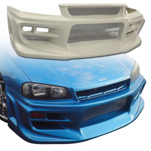 FRP JU Front Bumper > Nissan Skyline (R34) GTR 1999-2004 - image 1