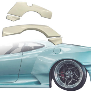 ModeloDrive FRP HOM Wide Body Fenders (rear) > Ferrari F430 2005-2009 - image 1