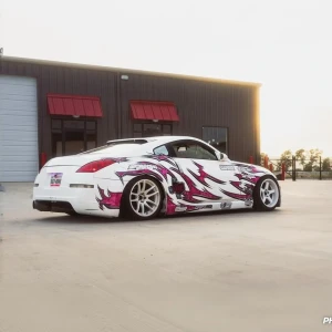 Nissan 350Z 2006-2008 ING Style 4 Piece Polyurethane Full Body Kit - image 1