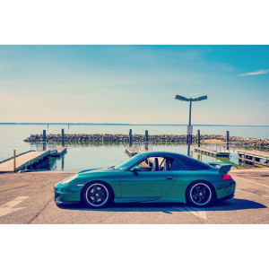 Porsche 996 Carrera 1999-2004 GT 2 Look 2 Piece Polyurethane Side Skirts - image 1