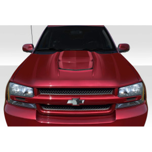 2002-2008 Chevrolet Trailblazer Duraflex ZR1 V2 Look Hood - 1 Piece - image 1