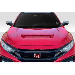 2016-2021 Honda Civic V2 Type R Look Hood - 1 Piece - image 1