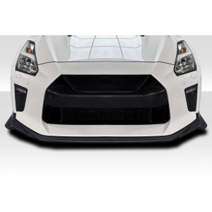 2017-2021 Nissan GT-R R35 Duraflex Vantix Front Lip Spoiler Air Dam - 1 Piece ( for use with OEM Front Bumper ) - image 1