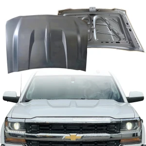 Steel 1500 Hood > Chevrolet Silverado 1500 2014-2019 - image 1