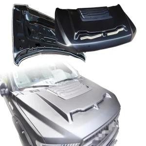 Steel GT500 Style Hood W/ Air Vent Scoop Hood > Ford F150 2015-2020 - image 1