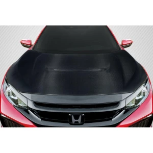 2016-2021 Honda Civic Type R Look Carbon Fiber Hood - image 1