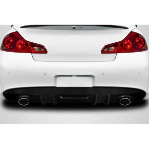 2010-2015 Infiniti G Sedan Avera Carbon Fiber Rear Lip - image 1