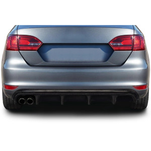 2011-2014 Volkswagen Jetta GLI Carbon Creations Circuit Rear Diffuser - 1 Piece - image 1