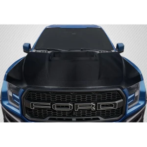 2017-2020 Ford Raptor OEM Look Carbon Fiber Hood - image 1