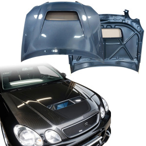 ModeloDrive Carbon Fiber VAR Hood > Lexus GS300 1998-2005 - image 1