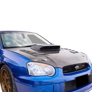 FRP CUSC Louvred Hood w 4in STi Duct > Subaru Impreza WRX 2004-2005 > 4/5dr - image 1