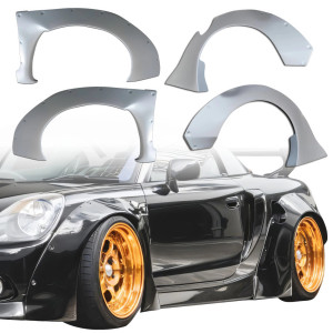 ModeloDrive FRP TKYO Wide Body Fender Flares Set 4pc > Toyota MRS MR2 Spyder 2000-2005 - image 1