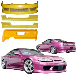 FRP VERT v1 Body Kit 4pc > Nissan Silvia (S15) 1999-2002 - image 1