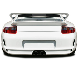 2005-2008 Porsche 911 997 GT3 RS Look Rear Bumper - 1 Piece (Single Hole) - image 1