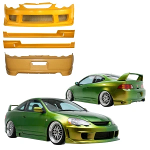 FRP ING v1 Body Kit 4pc > Acura RSX (DC5) 2002-2004 - image 1