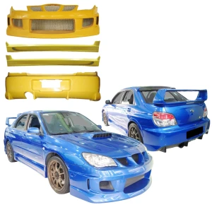 FRP CSPE Body Kit 4pc > Subaru Impreza WRX 2006-2007 > 4dr Sedan - image 1