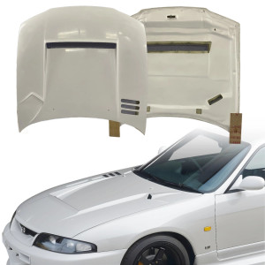 ModeloDrive FRP TSEC Hood > Nissan Skyline (R33) GTR 1995-1998 - image 1