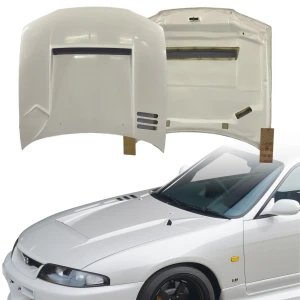 FRP TSEC Hood > Nissan Skyline (R33) GTR 1995-1998 - image 1