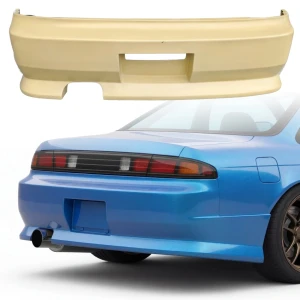 FRP WSQU Rear Bumper > Nissan 240SX (S14) 1995-1998 - image 1