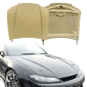 FRP VERT EDG Hood (smooth) > Nissan Silvia (S15) 1999-2004 - image 1
