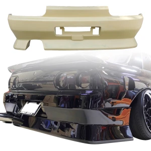 FRP DMA Rear Bumper > Nissan Skyline (R32) GTS 1990-1994 > 2dr Coupe - image 1